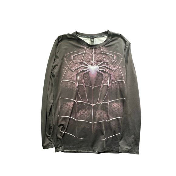 Black Spider-Man pajama top - Picture 1 of 2